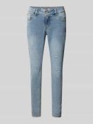 Slim fit jeans met verkort model, model 'Italy'