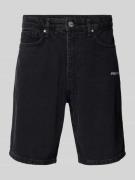 Regular fit korte jeans met labelstitching, model 'EARL'