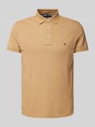 Slim fit poloshirt met logostitching