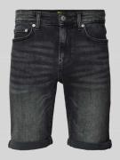 Korte slim fit jeans in 5-pocketmodel, model 'PLY'