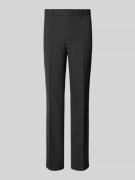 Slim fit pantalon met riemlussen, model 'Leon'