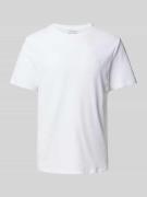 T-shirt met labelpatch