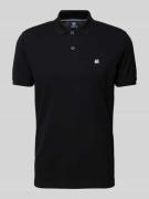 Slim fit poloshirt met logostitching