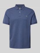 Regular fit poloshirt met labelstitching