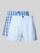 Boxershort met elastische band in een set van 2 stuks