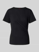 T-shirt met plooien, model 'Agadir'