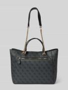 Tote bag met labelapplicatie, model 'NOREEN'