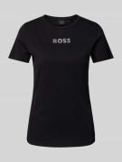 T-shirt met strass-steentjes, model 'Eloga'