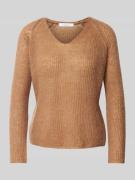 Gebreide pullover met structuurmotief, model 'FRESIS'