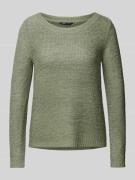 Gebreide pullover met ronde hals, model 'GEENA'