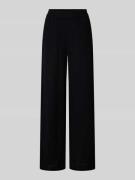 Wide leg stoffen broek met elastische band, model 'pauline'