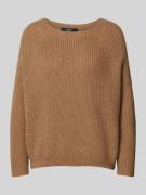 Gebreide pullover met ronde hals, model 'XENO'