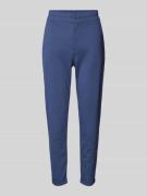 Slim fit stoffen broek met steekzakken, model 'NANNI'