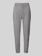 Slim fit stoffen broek met steekzakken, model 'NANNI'