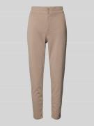 Slim fit stoffen broek met steekzakken, model 'NANNI'