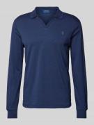 Poloshirt met V-hals