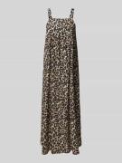 Maxi-jurk met vierkante hals, model 'Lungo'