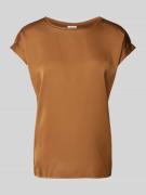 T-shirt met ronde hals, model 'ELLETTE'