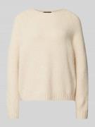 Gebreide pullover met ronde hals, model 'GHIACCI'