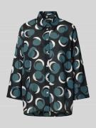 Overhemdblouse met 3/4-mouwen