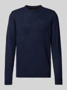 Gebreide pullover met labelstitching, model 'Tisbury'