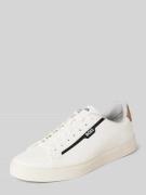 Leren sneakers met labeldetails, model 'Rhys_Tenn'