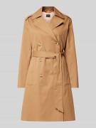 Trenchcoat met strikceintuur