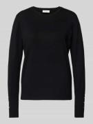 Gebreide pullover met ronde hals, model 'KATIE'