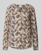 Blouse van viscose met paisleymotief