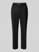 Slim fit pantalon met persplooien