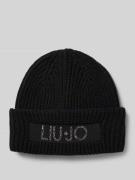 Beanie met labelpatch