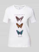 T-shirt met statementprint