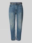 Straight fit jeans met tailleriem