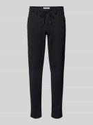 Regular fit stoffen broek met tunnelkoord, model 'PHIL-K'