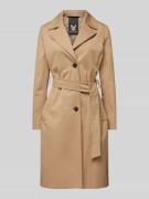 Trenchcoat met strikceintuur