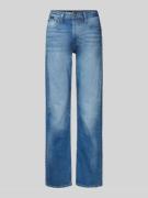 Straight leg jeans met labeldetail, model 'HEIGHT-CLASSIC JEAN'