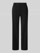 Wide leg stoffen broek met achterzakken, model 'Emily'