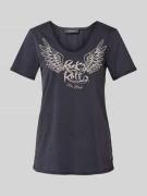 T-shirt met ronde hals, model 'Lula'