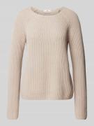 Gebreide pullover met ronde hals