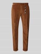 Slim fit corduroy broek met hanger