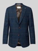 Slim fit Harris Tweed colbert van scheerwol, model 'Theo'