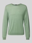 Gebreide pullover met labeldetail, model 'Leno'