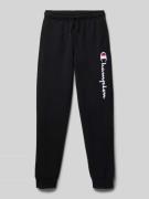 Sweatpants met logostitching