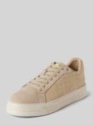 Sneakers met labeldetails, model 'CLEO'