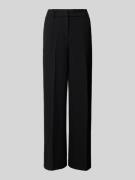 Wide leg stoffen broek met persplooien, model 'LIKKA'