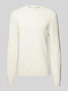 Gebreide pullover met ribboorden, model 'LOOP'