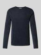 Gebreide pullover met ronde hals, model 'ELEO'