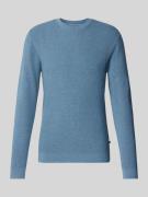 Gebreide pullover met ronde hals, model 'lagoon'