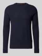 Gebreide pullover met ronde hals