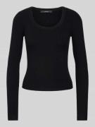 Gebreide pullover met ronde hals